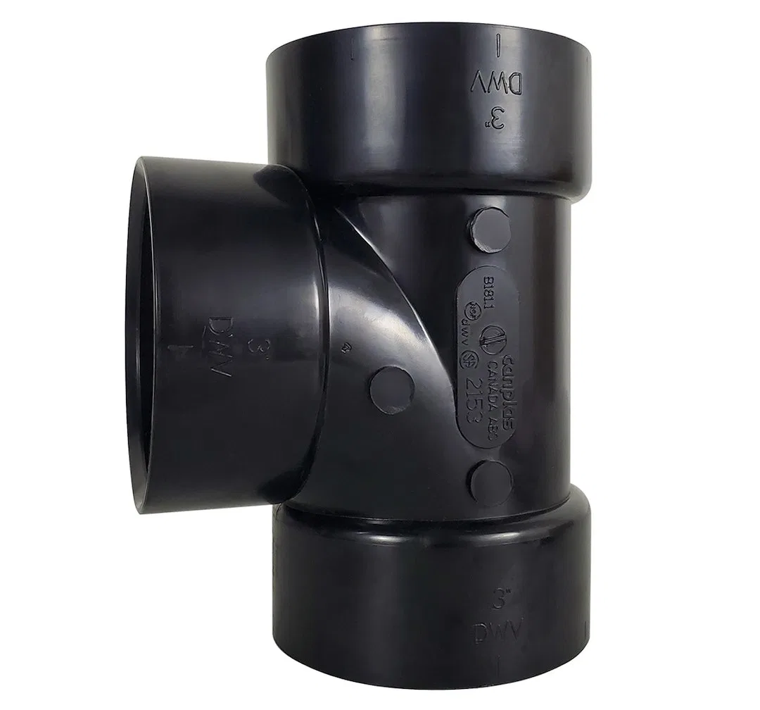 14848 – ICON Waste Holding Tank Fitting, For Icon Direct Waste Holding Tank Sanitary Tee Fitting 3 Inch Wye Black ABS...